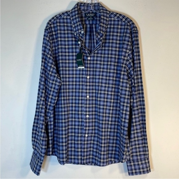 Lauren Ralph Lauren Other - Lauren Ralph Lauren Regular Fit Stretch Plaid Button Down Shirt. Men’s L. NWT.